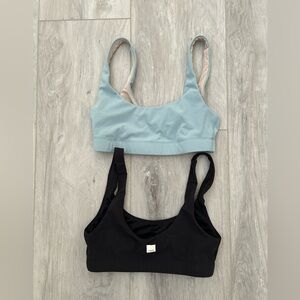 Vuori / Blue & Black Sports Bras / size x-small